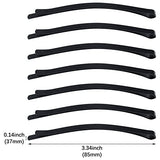 50 Black Jumbo Bobby Pins, 3.34 Inch Metal Hair Clips Hair Pin Bobby-pins Hairpins Hair Accessories for Women Thick Long Updo Hair Style