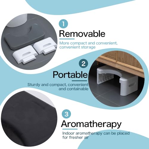 Toilet Stool, Folding Toilet Stool, Squatting Toilet Stool, Bathroom Toilet Stool, Potty Step Stool, Splicable Poop Stool, Step Toilet Stool Bathroom, Bathroom Potty Step Stool