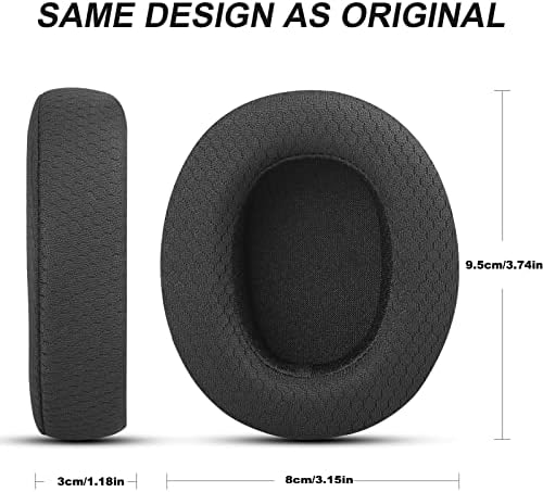 GVOEARS Replacement Ear Pads for Sennheiser HD4.50BT HD4.50BTNC HD4.40BT Headsets Earpads Replacement, Earpads Cushions for Sennheiser HD4.50BT (HD4.50 MF Black)
