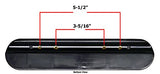 Heavy Duty DESK Length (10-1/4") Wheelchair Arm Pads, BLACK (Pair), Universal: Fits Most Medline, Drive, Invacare, E&J, Guardian, Lumex, Tuffcare, ALCO & Other Desk Arm Manual Wheelchairs