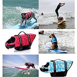TESOON Dog Life Jacket - Quick Release, Easy-Fit Adjustable Pet Saver Life Preserver