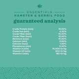 Oxbow Essentials Hamster Food and Gerbil Food - All Natural Hamster and Gerbil Food - 15 lb.