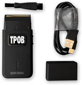 TPOB Mini Skull Single Shaver Compact Design That can fit in Your Pocket with a Turbo Charged Motor, Perfect for Both Professional and at-Home use (Black)