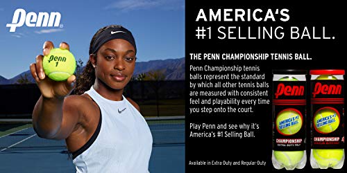 Penn Championship Extra Duty Felt Tennis Balls - 6 Cans, 18 Balls