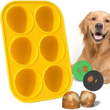 BABORUI 6 Cavities Dog Treat Molds for Woof Pupsicle & Power Chewer Pupsicle XLarge 75lbs Up, Reusable Frozen Dog Treat Molds Silicone for Making Ice Popsicle Snacks (XL)