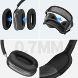 Yinke Smart Case for AirPods Max Headphones Supports Sleep Mode, with AirPods Max Silicone Earpad Cover/Ear Cups Cover and Headband Cover Anti-Scratch Accessories, Hard Organizer Portable Carry Travel
