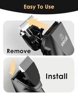 oneisall Cat Clippers for Matted Hair, Quiet Cat Shaver for Long Hair, Cordless Cat Hair Trimmer for Grooming, 2 Speed Pet Shaver Cat Grooming Kit for Cats Small Dogs Animals (Black)