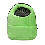 Portable Pet Carrier Bag, African Hedgehog Hamster Breathable Pet Carrier Handbags, Puppy Cat Travel Backpack (M, Green)