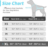 Eagloo Dog Harness Large Breed, No Pull Service Vest with Reflective Strips and Control Handle, Adjustable and Comfortable for Easy Walking, No Choke Pet Harness with 2 Metal Rings, Sky Blue, XL
