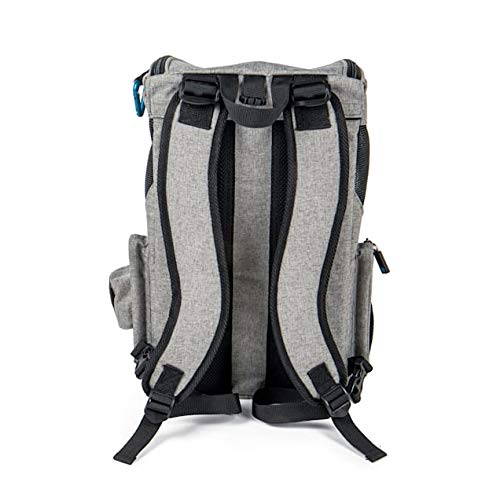 Sherpa 2-in-1 Backpack Travel Pet Carrier, Airline Approved & Guaranteed On Board - Gray, Medium (Brick & Mortar Version)