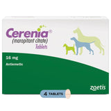 Cerenia (maropitant Citrate) for Dogs, 16 mg (Green), 4 Tablets