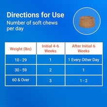 Load image into Gallery viewer, Nutramax Cosequin for Senior Dogs Joint Health Supplement, Contains Glucosamine for Dogs, Chondroitin, MSM, Omega-3s and Beta-Glucan, Supports Joint, Skin and Coat, Immune Health, Soft Chews, 60 Count
