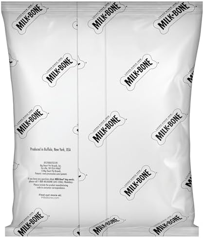 Milk-Bone MaroSnacks Dog Treats, 38 Ounce Refill Packs (Pack of 2) with Real Bone Marrow and Calcium