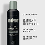 Edge Shaving Gel for Men, Ultra Sensitive with Colloidal Oatmeal, (6 Pack) - Shave Gel For Men That Moisturizes, Protects and Soothes To Help Reduce Skin Irritation