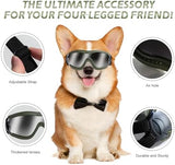 NVTED Dog Sunglasses Dog Goggles, UV Protection Wind Protection Dust Protection Fog Protection Pet Glasses Eye Wear Protection with Adjustable Strap for Medium or Large Dog (Green)