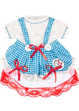 The Wizard of Oz: Dorothy Pet Costume for for Dogs or Cats by Rubies, XL