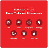 Ultra Flea and Tick Prevention for Dogs - Dog and Puppy Treatment and Control - Mosquito Repellent - Small, Fast Acting Waterproof Topical Drops, 6 Month Supply