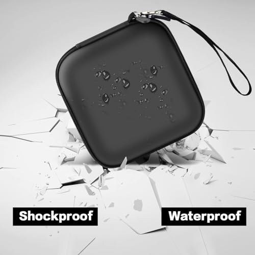 ANKHOH Portable CD Player Case, Travel Carrying Holder Storage for Walkman Discman with CD Earphone&Cable Accessories Storage, Compatible with Deluxe/HOTT/Gueray/GPX/Klim/ARAFUNA, Case Only