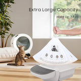 Cat Litter Box Robot 4 and 3 Waste Bags, 60 Pack Automatic Litter Box Bags, Thick Heavy Duty Cat Litter Box Liner Bags