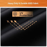 NOELIFE 24 Inch Tabletop Grill Cover for Cuisinart CGG-306/ CGG-059A/ CGG-059, Pit Boss 75275/ PB336GS/ PB100P1, Waterproof Outdoor BBQ Grilling Griddle Accessories, Black (Cover Only)