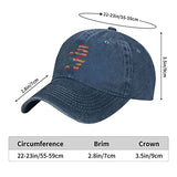Trump 2024 Hat 45 47 Trump 2024 Hat for Women Baseball Hats with Design Cap Navy Blue