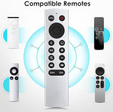 Replacement for Apple-TV-4K-Remote, Siri-Remote Control for Apple TV 4K/HD (NO Voice)