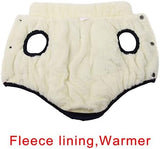 Fleece Lined Warm Dog Jacket for Puppy Winter Cold Weather,Soft Windproof Small Dog Coat,Blue XS