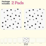 Super Absorbent Washable Pee Pads for Dogs - 2-Pack Superior Reusable Puppy Pads Pet Training Pads –100% Waterproof Dog Pee Pad Protects Against Urine Leakage Non-Slip Grip Prevents Slipping& Bunching