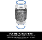Shark Air Purifier Replacement Filter with Anti-Allergen HEPA, Advanced Odor Lock, Compatible with HP100 Series, White, HE1FKPET