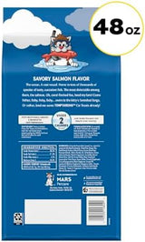 Temptations Classic Crunchy and Soft Cat Treats Savory Salmon Flavor, 48 oz. Bag