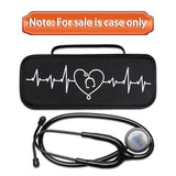 LTGEM Stethoscope Case for 3M Littmann Cardiology III,II,IV,3M Littmann Master Cardiology/MDF MDOne Stainless Steel Stethoscope Nurse Accessories and Medical Equipment (Deep Pink Infrared+Pink Inner)