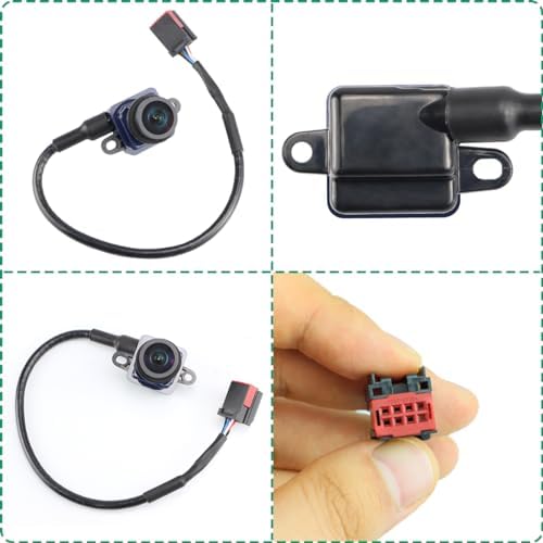 56054058AH Rear View Backup Camera Compatible with 2011-2014 Dodge Charger Chrysler 300 - GreenYi Reversing Park Assist Cam， Replacement for OE# 56054058AD, 56054058AE, 56054058AF