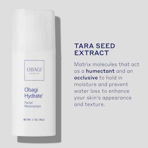 Obagi Hydrate Facial Moisturizer – Non-Comedogenic Intensely Hydrating All Day Moisturizer that Combats Dryness with Tara Seed Extract, Shea Butter & Avocado Oil