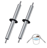 2 Pack Rolling Log Mouse Trap, Humane Live Mouse Trap Bucket, Rat Traps for House, Auto Release Catch No See Kill Trap for Mice and Rats