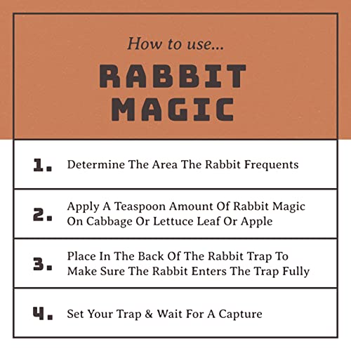 Rabbit Magic Paste Bait 8 Ounce | Irresistible Sweet Scented & Highly Attractive Lure for Rabbits Bunnies Raccoons | Good All Season Long