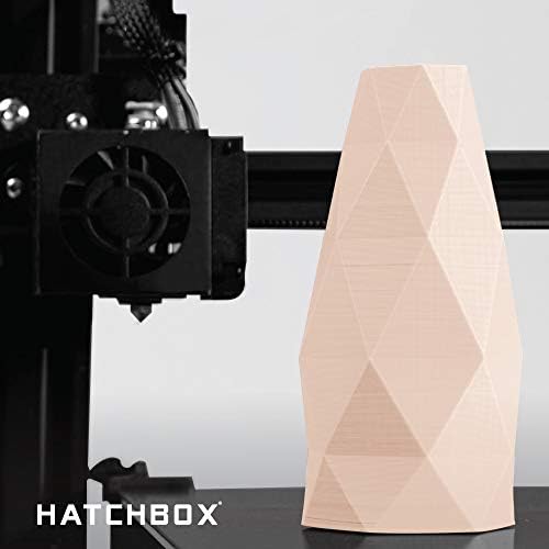 HATCHBOX PLA PRO+ 3D Printer Filament, Dimensional Accuracy +/- 0.03 mm, 1 kg Spool, 1.75 mm, Beige