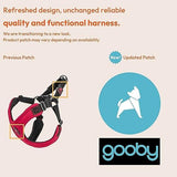 Gooby Escape Free Sport Harness - Red, Medium - No Choke Step-in Patented Neoprene Small Dog Harness with Four-Point Adjustment - Perfect on The Go Dog Harness for Medium Dogs No Pull and Small Dogs