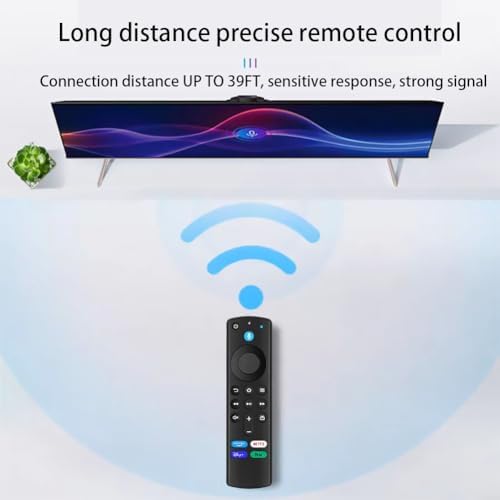 New Voice Remote Replacementf for FireStick 3rd Gen (L5B83G), Fit for TV Stick/ 4K Max, 2nd Gen, Lite, Cube(1st Gen & 3nd Gen)【not include Batteries】