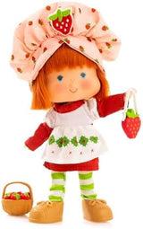 Strawberry Shortcake 'Limited Edition' Classic Version Strawberry Shortcake 5.5-inch Poseable Sweet Scented Fashion Doll with 4 Surprise Reveal Accessories