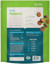 VetIQ Probiotic Supplement for Dogs, Digestive Support for Dogs, Nourishes Gut Bacteria and Supports Bowel Function, Hickory Smoke Flavor, Made in The USA, 180 Count