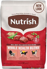 Nutrish Real Beef, Pea & Brown Rice Recipe Whole Health Blend Dry Dog Food, 14 lb. Bag, Packaging May Vary (Rachael Ray)