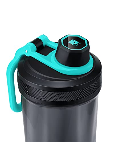 VOLTRX Shaker Bottle, Gallium USB C Rechargeable Electric Protein Shake Mixer, Shaker Cups for Protein Shakes and Meal Replacement Shakes, BPA Free, Made with Tritan, 24oz