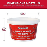 Catchmaster Tree Banding Insect Barrier DIY Kit 6Pk, 15oz Pails, Lanternfly & Ant Traps, Outdoor Adhesive Crawling Insect Trap, Glue Traps to Protect Trees, Fruit & Plants