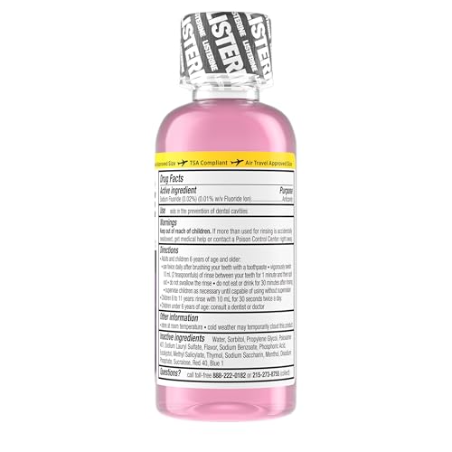 Listerine Total Care Alcohol-Free Anticavity Fluoride Mouthwash, 6 Benefit Oral Rinse to Help Kill 99% of Germs That Cause Bad Breath, Strengthen Enamel, Fresh Mint, Travel Size, 95 mL (Pack of 12)