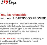 iHeartDogs Allergy & Itch Relief for Dogs with Salmon Oil, Quercetin, Colostrum, Antioxidants and Probiotics - 90 Count