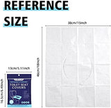XL 100PCS Toilet Seat Covers Disposable - Flushable Paper Toilet Seat Cover is Travel Accessories, Travel Essentials for Public Restrooms, Airplane, Campin