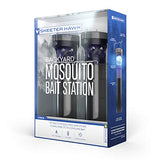 SKEETER HAWK Backyard Mosquito Bait Station - 2 Pack | Outdoor Bug Killer Using All-Natural Bug Attractant & UV Light Technology - Dusk to Dawn Sensor