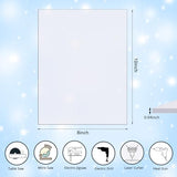 Zonon Clear Polycarbonate Sheets Plastic Sheet Thin Rigid Shatter Resistant Plastic Panel for DIY Crafts Document Picture Frames(5 Pcs,8 x 10 x 0.04 Inch)