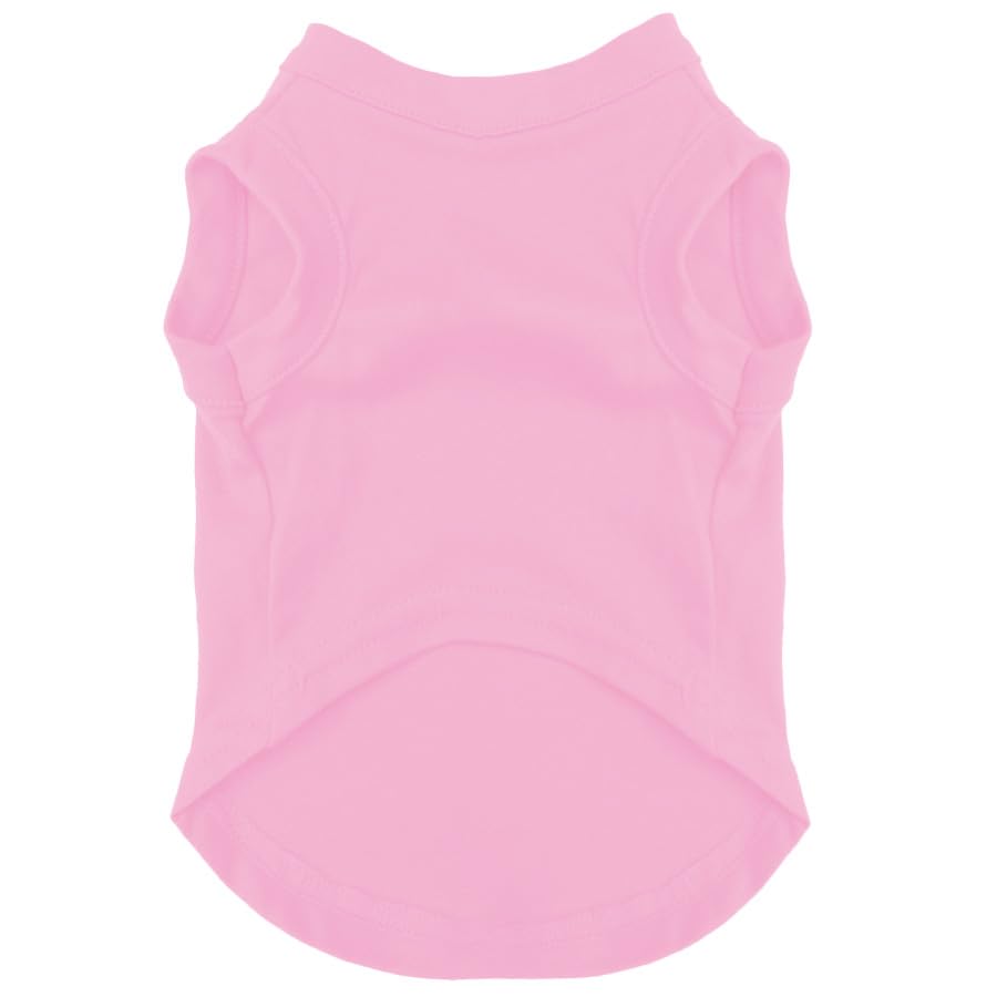 Team Girl Dog Tee Shirt | Sleeveless Breeds | Gender Reveal | Baby Announcement | Boy or Girl |Light Pink, 2X-Large 820