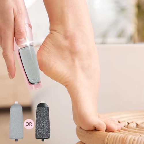 Pedicures Replacement Heads for Haootadiy Flawless Pedi, Eelectric Tool Foot File, Pedi Replacement Roller Head fit Finishing Touch Flawless Pedi